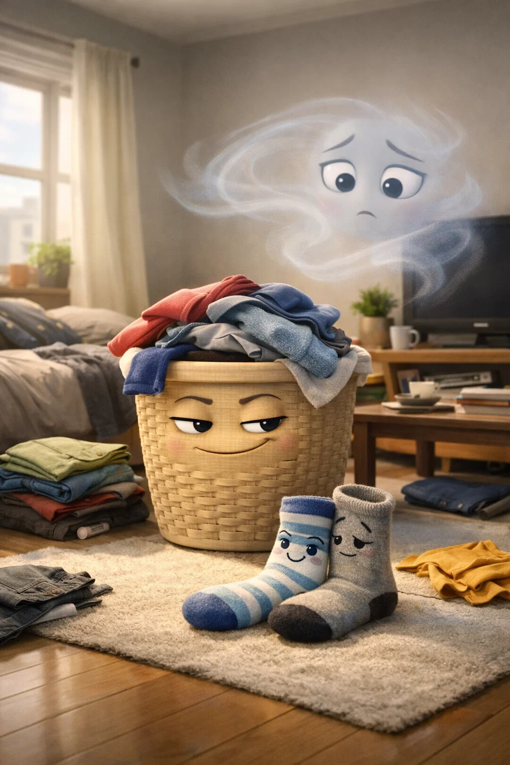 Animated Laundry Room Drama