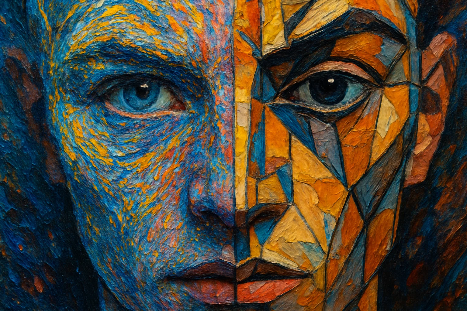 Cubist Face Surrealism