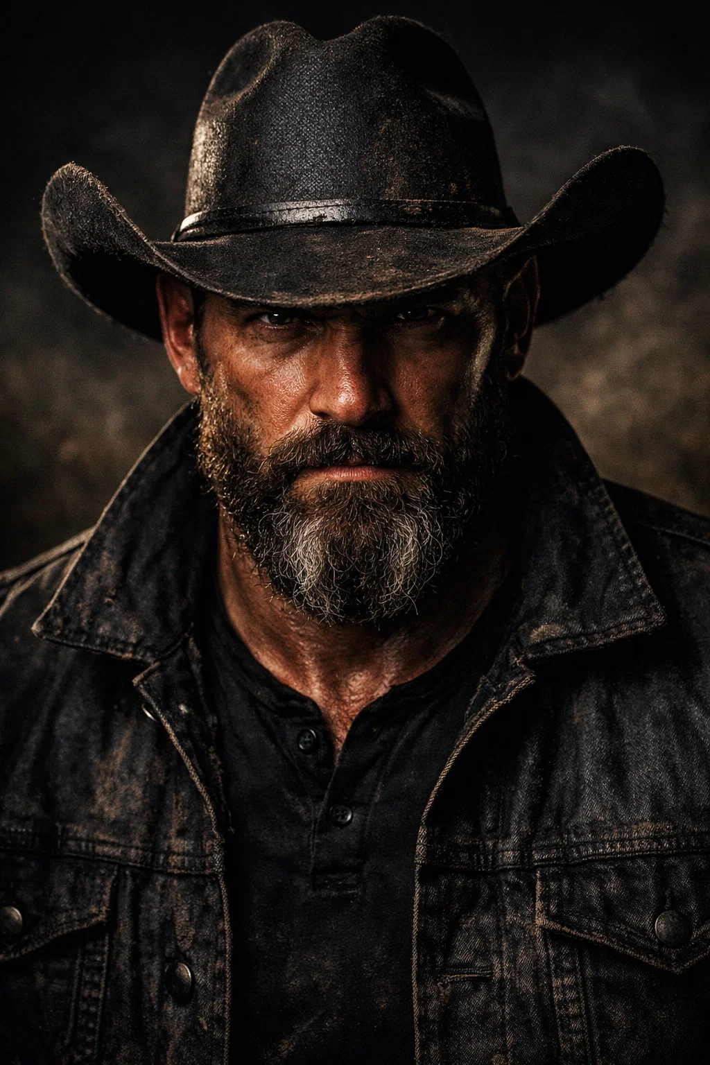 Dominant Cowboy Portrait