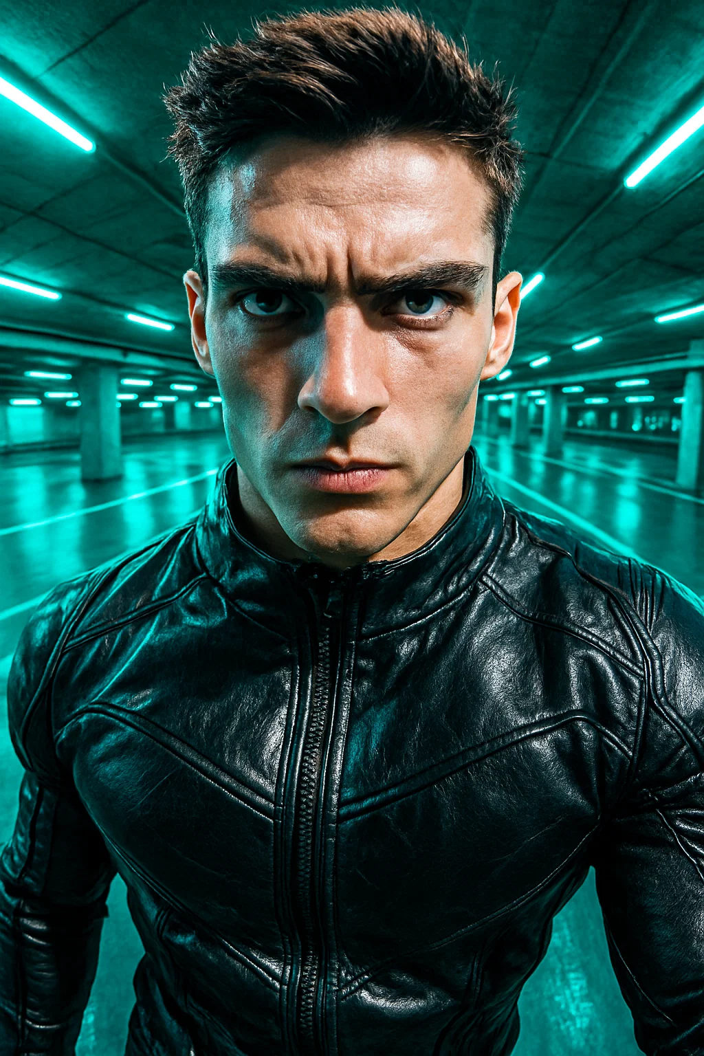 Futuristic Cyberpunk Portrait