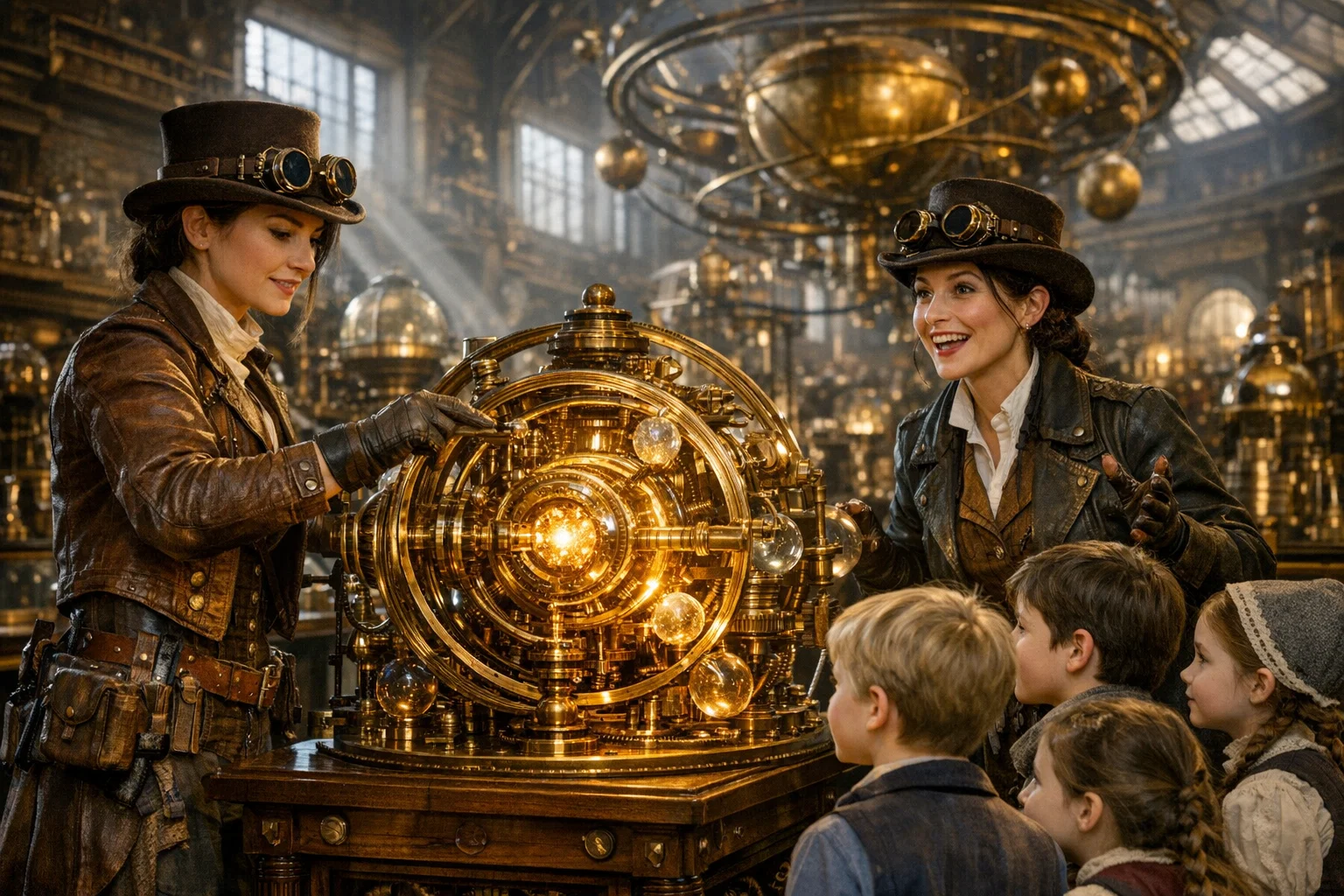 Steam-punk ultra-detailed, ultra-realistic