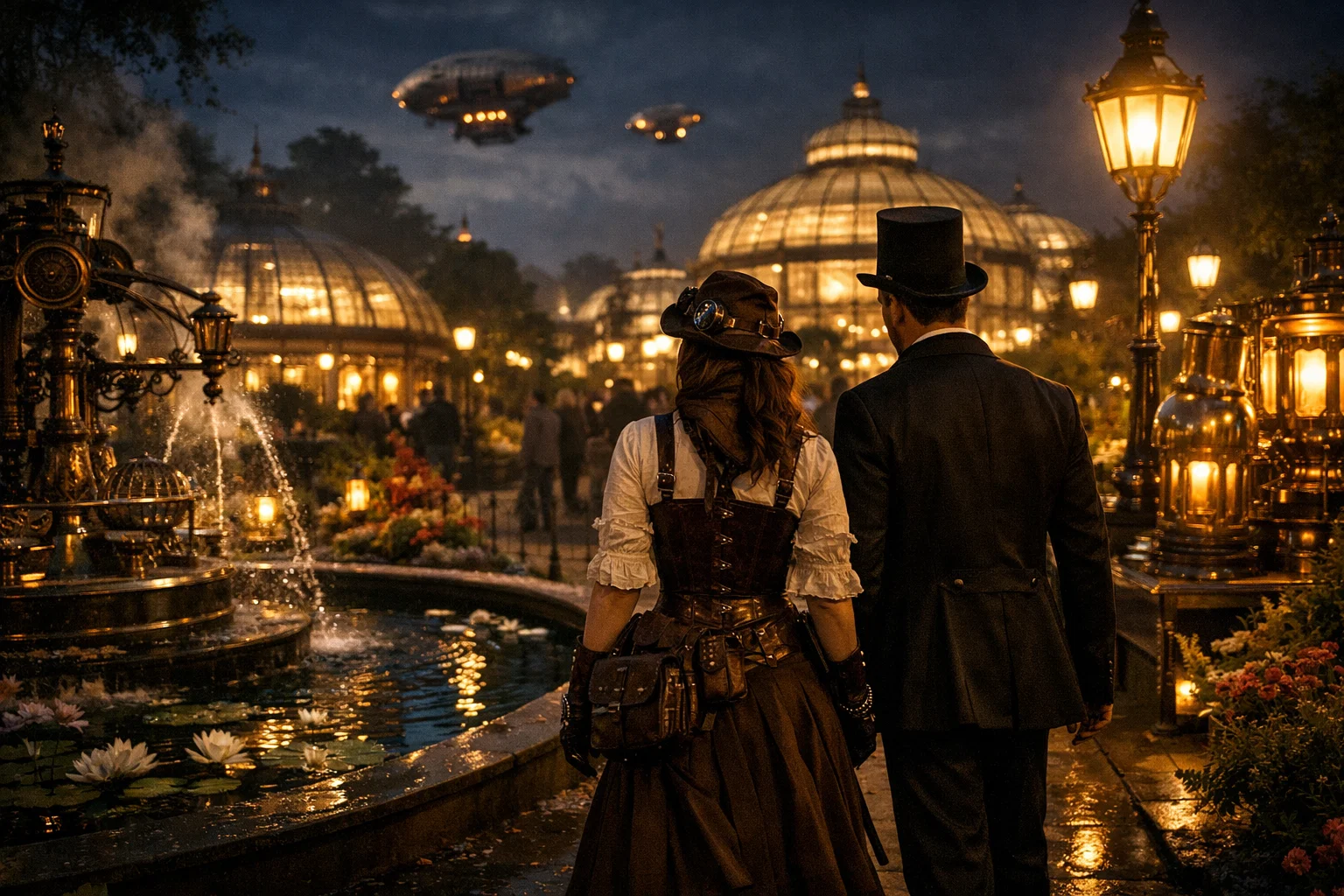 Steam-punk ultra-detailed, ultra-realistic