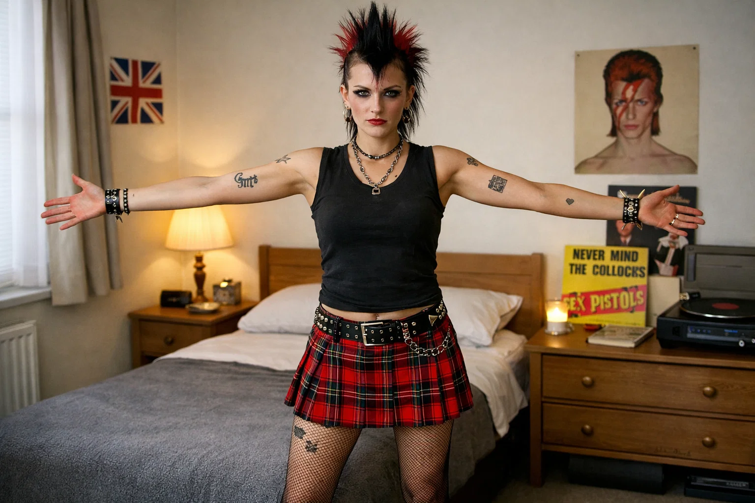 Dans les années 1980, une jeune punk londonienne très