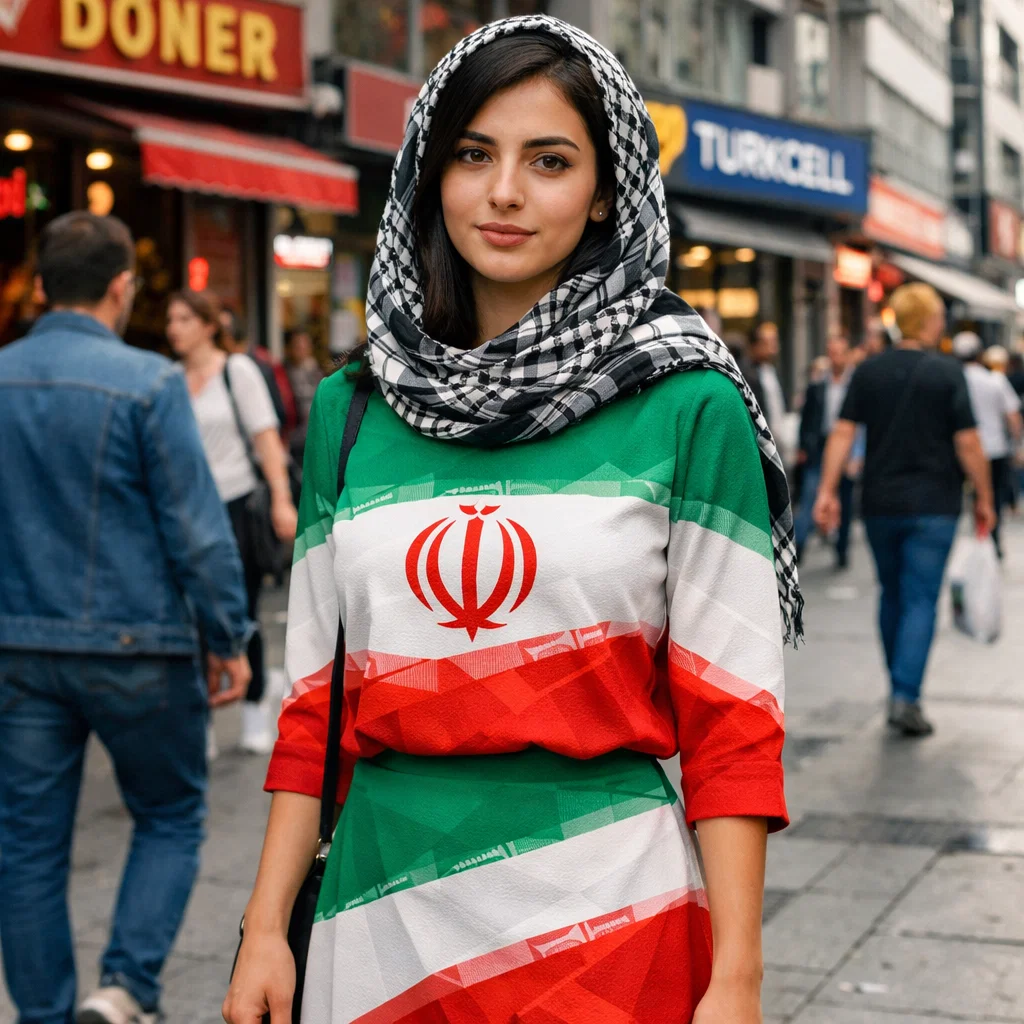 Photorealistic street photo in Ankara, Turkey, daytime