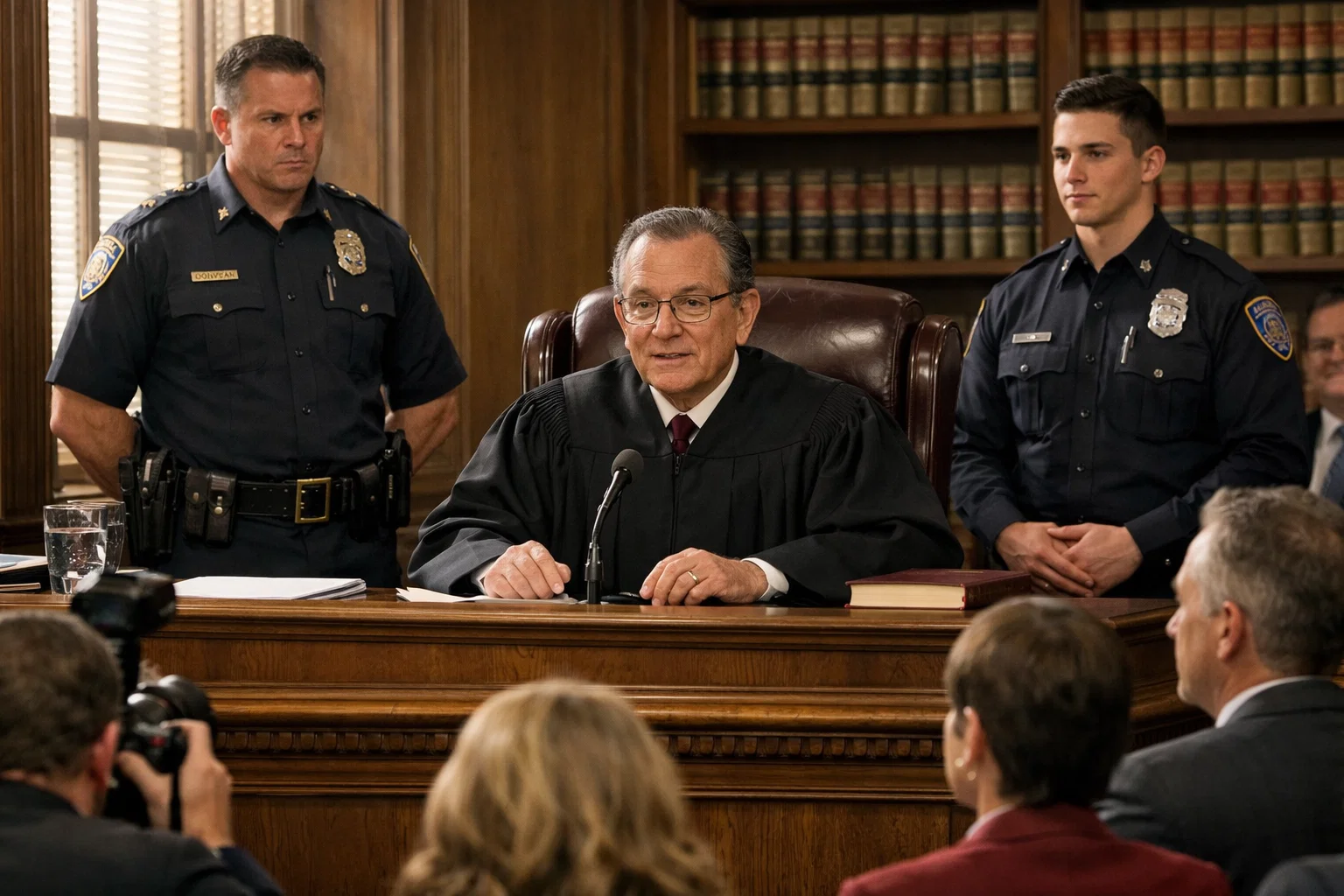 Judge Caprio's Calm Demeanor
