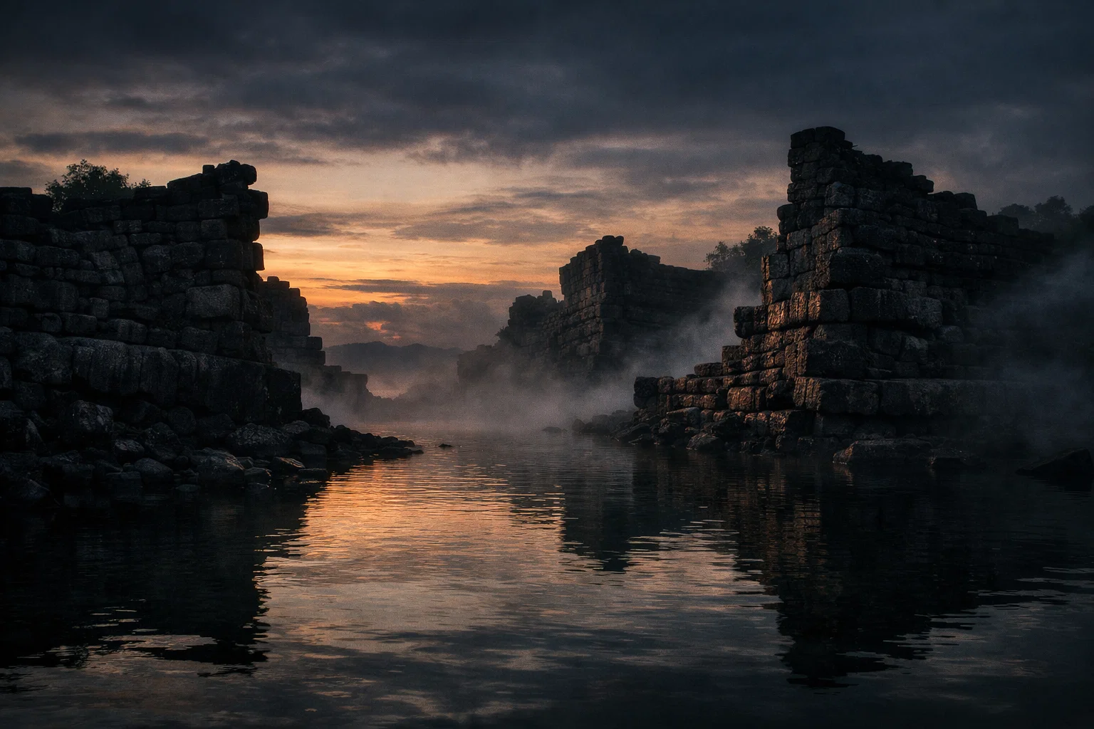 Nan Madol at Dusk