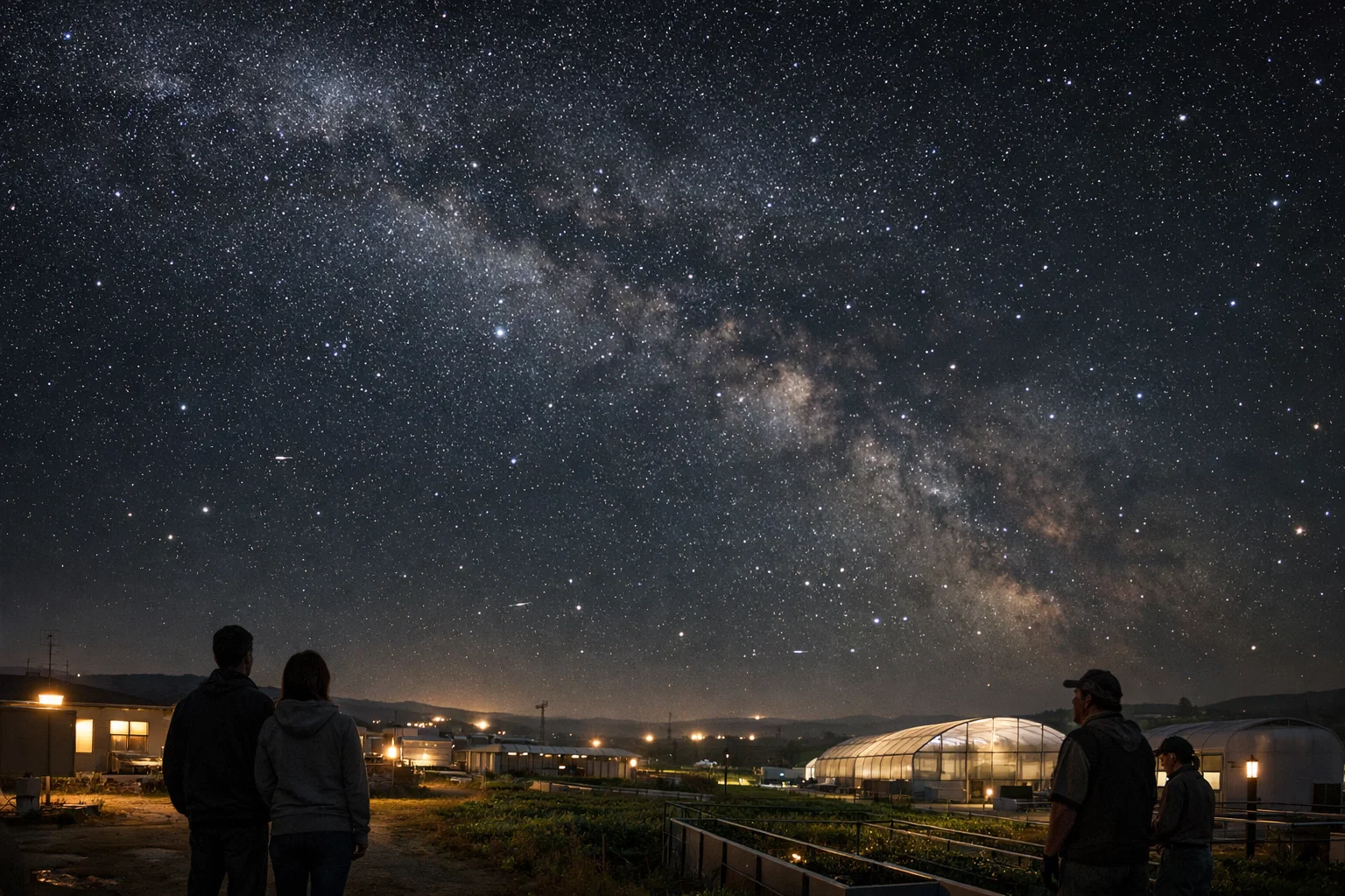 Planète Habitable Nocturne
