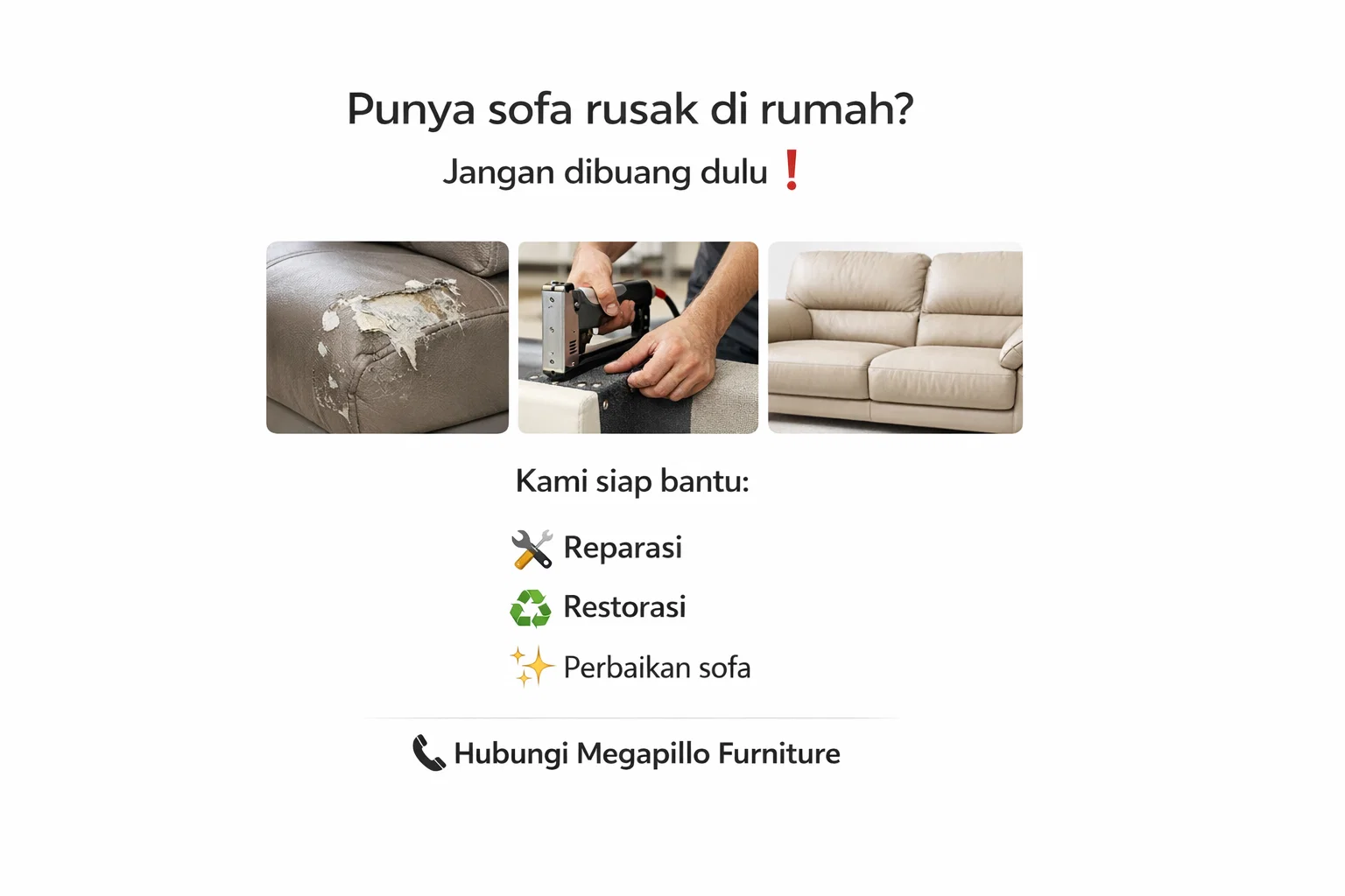 Reparasi Sofa Elegan