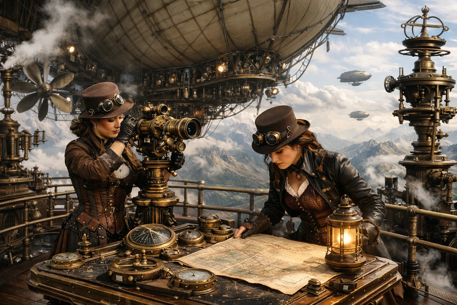 Steampunk Airship Adventure