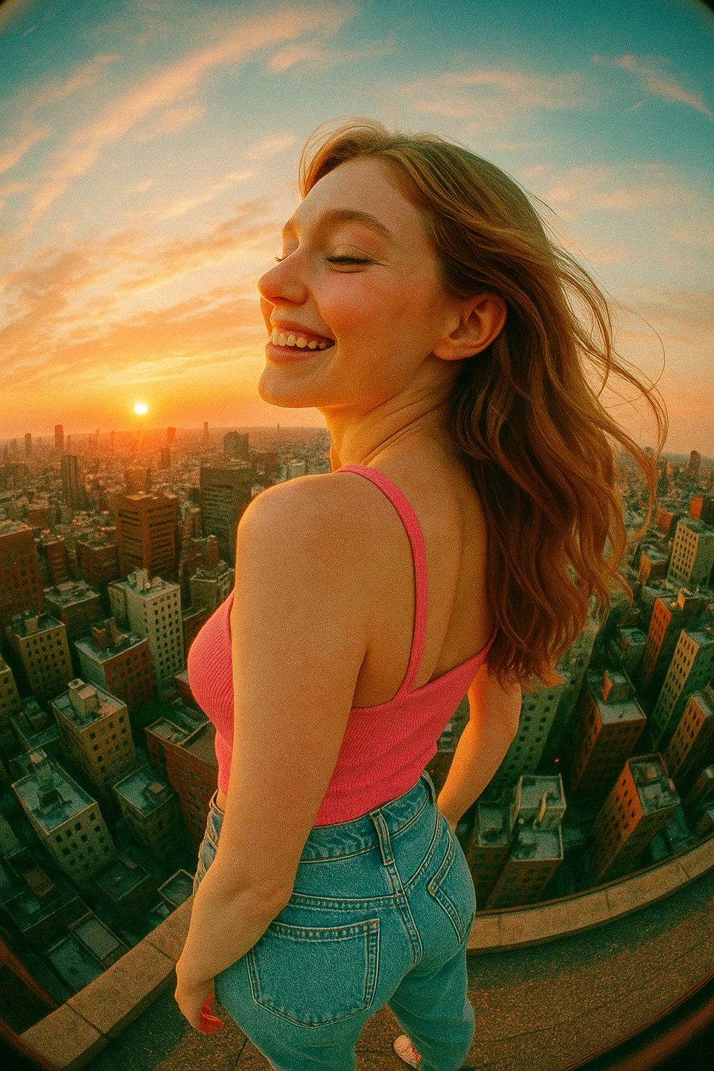 Urban Sunset Glamour